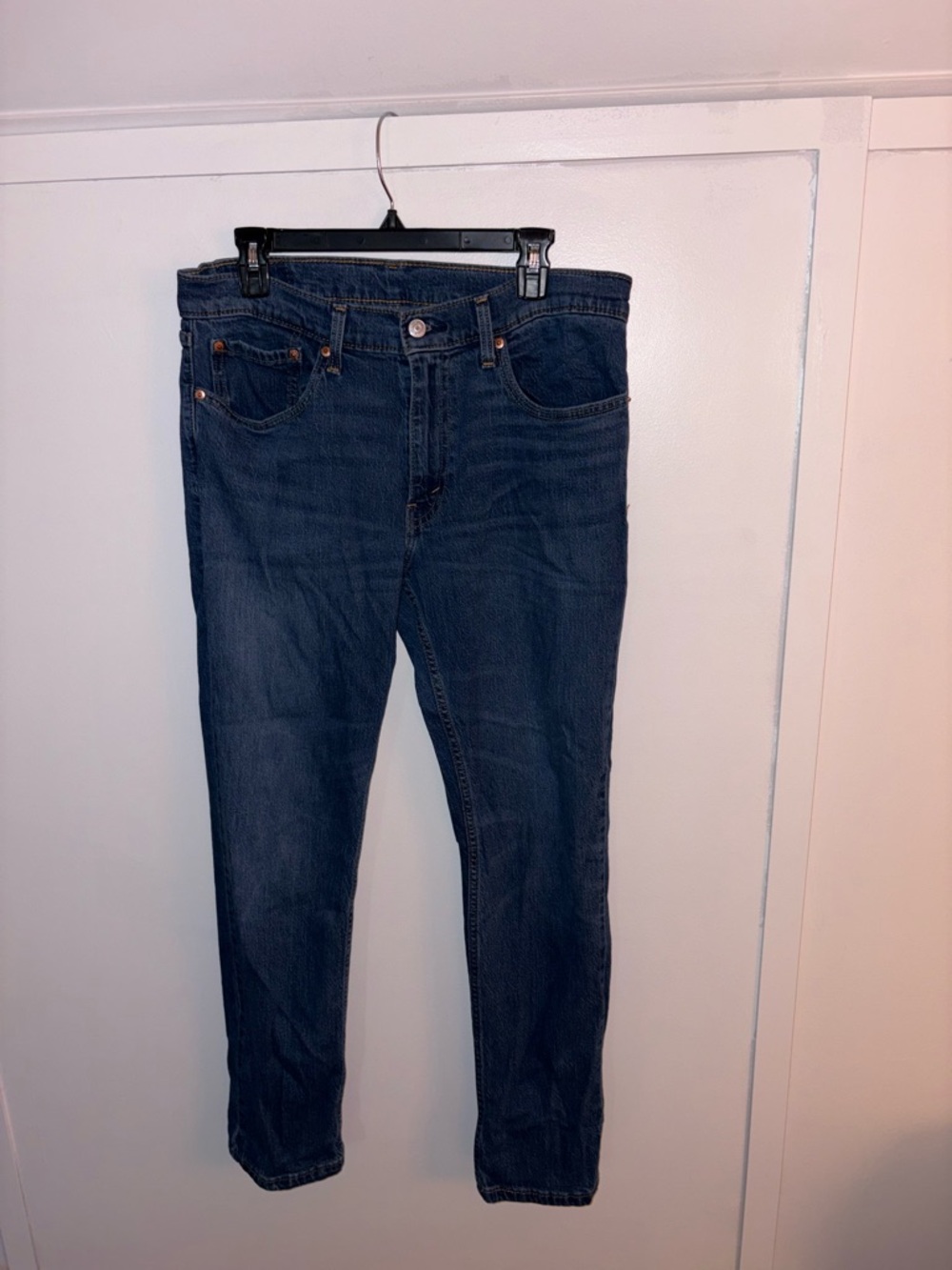 Levi's Women's Skinny Jeans in Dark Blue Denim